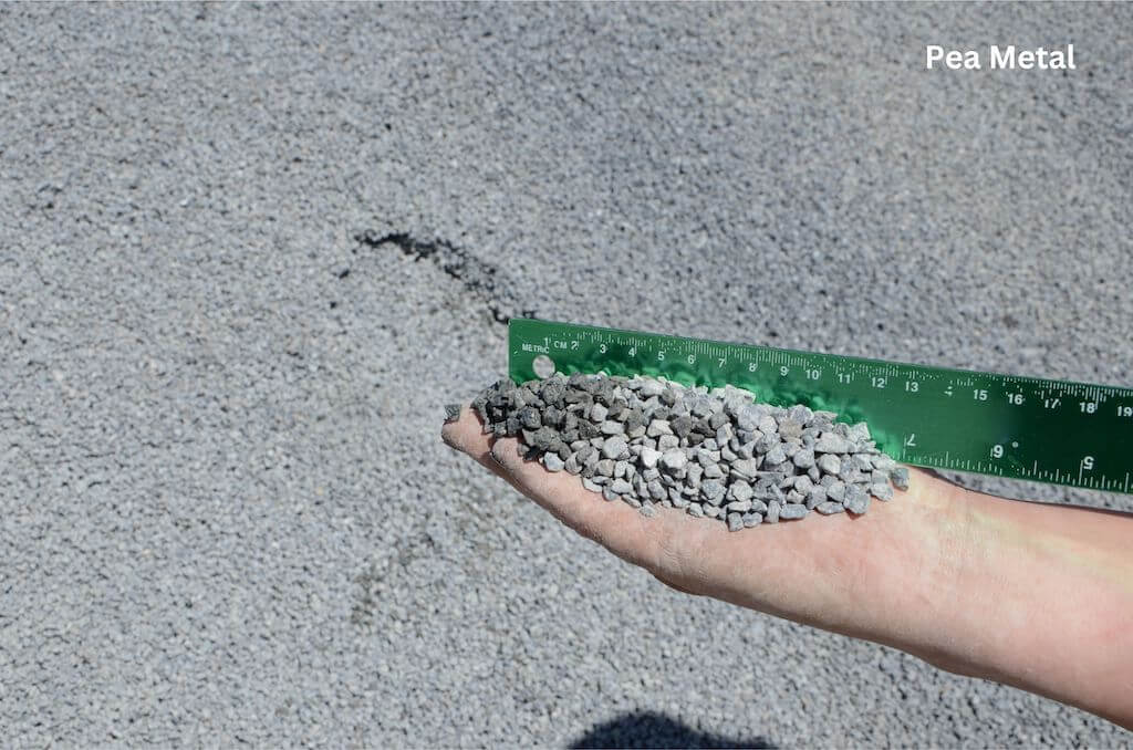 Drainage Metal – Pea Metal - alternate view